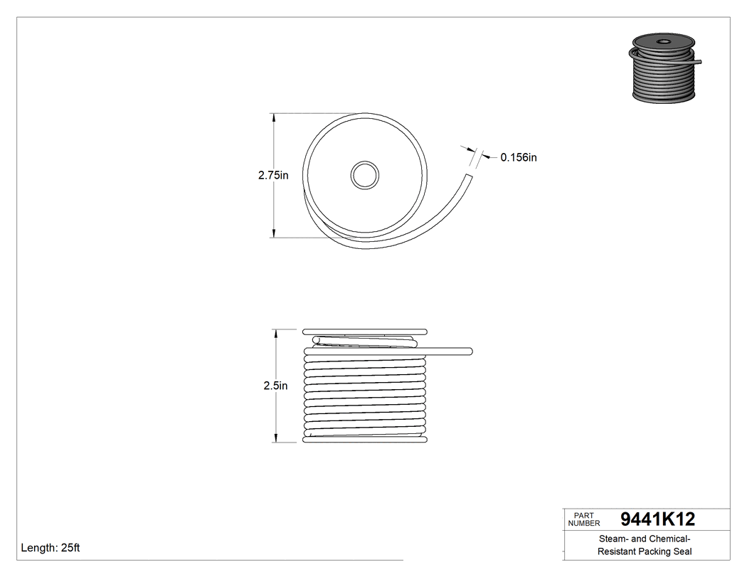 Technical drawing - 9441K12